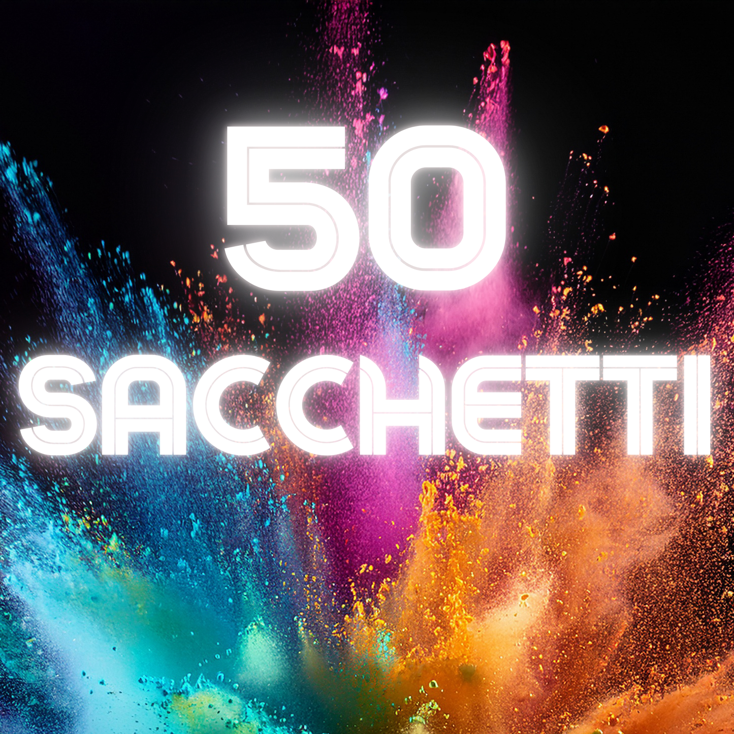 50 sacchetti🌈🌈🌈🌈